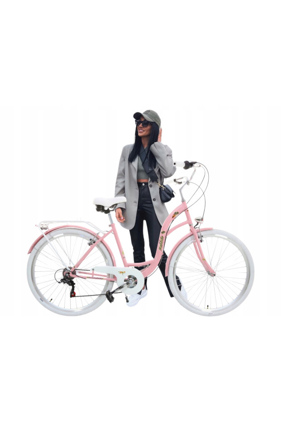 ROWER MIEJSKI 7 BIEGÓW KOSZ NA CLICK WKŁAD [A]